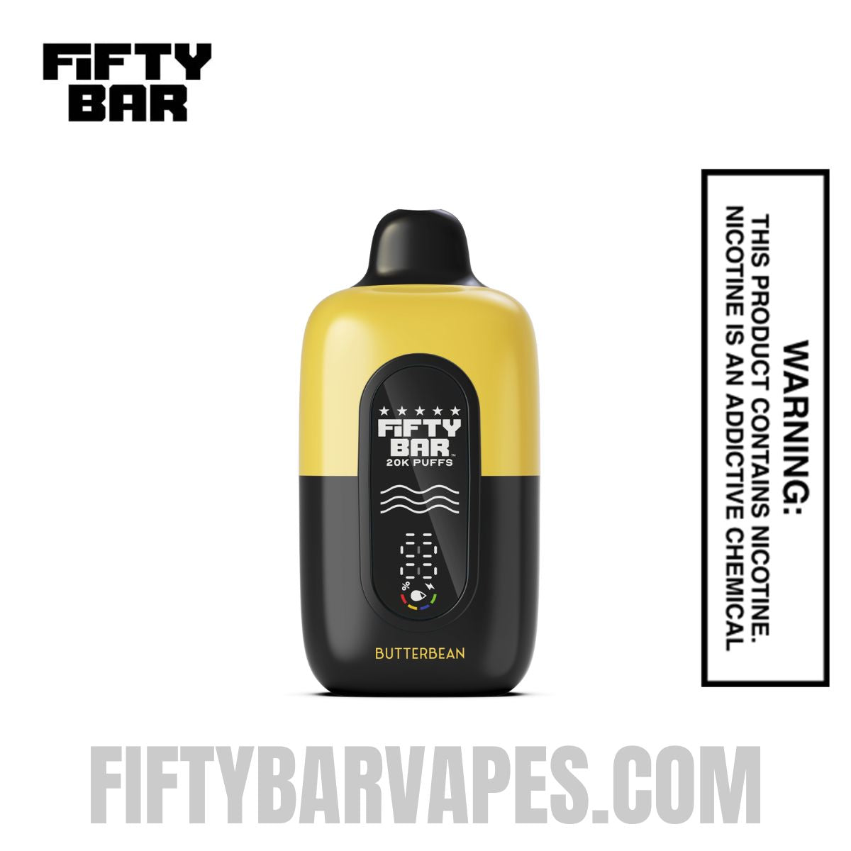 Butterbean Fifty Bar 20K Disposable Vape Butterbean Fifty Bar 20K Disposable Vape