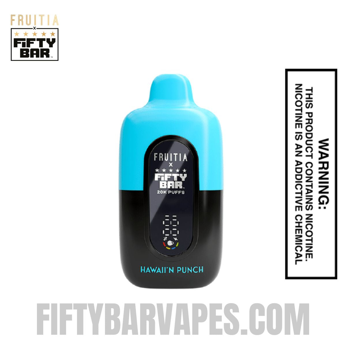 Hawaii'n Punch Fruitia X Fifty Bar 20K Vape Hawaii'n Punch Fruitia X Fifty Bar 20K Vape