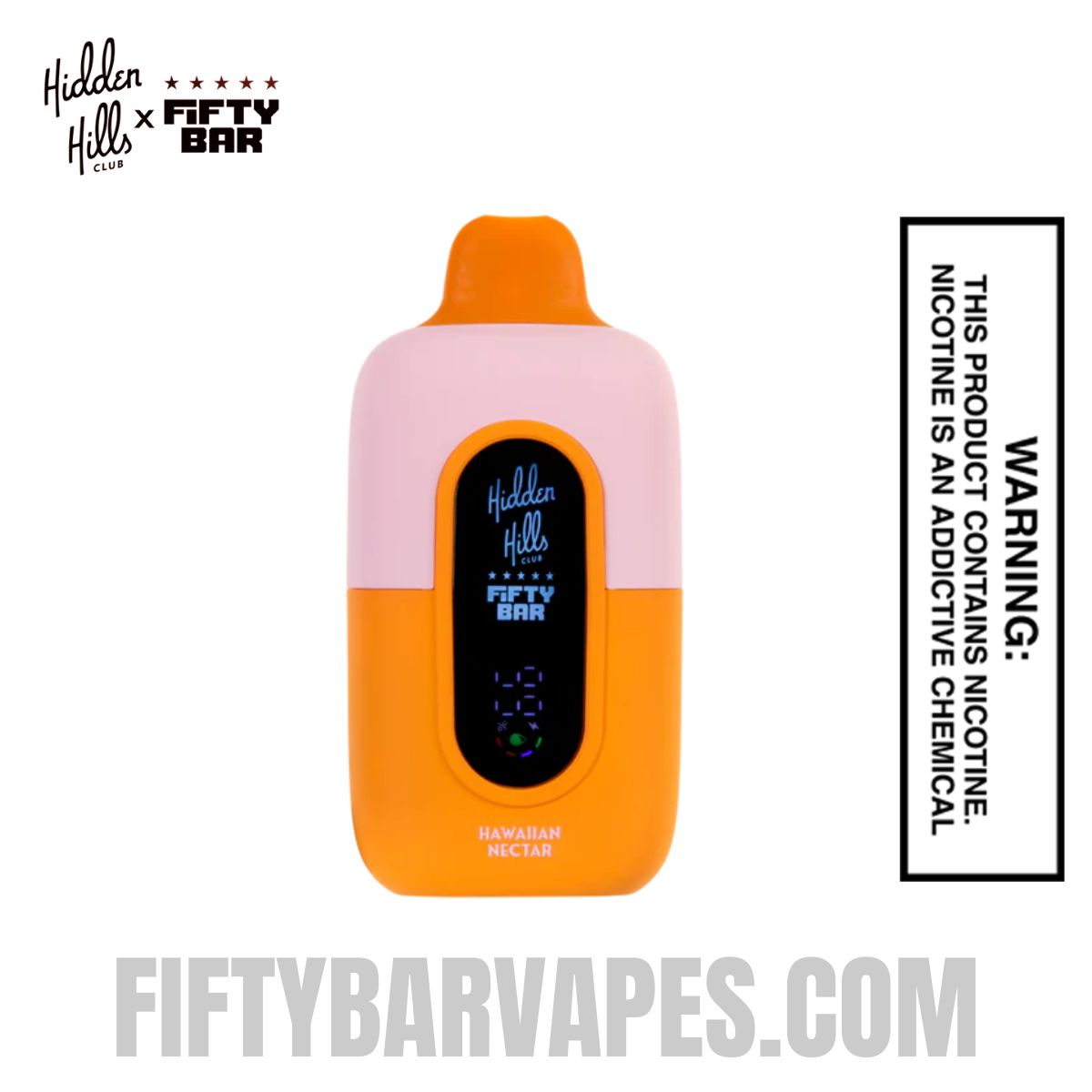 Hawaiian Nectar Hidden Hills X Fifty Bar 20K Vape Hawaiian Nectar Hidden Hills X Fifty Bar 20K Vape