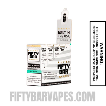 Baja Slushie Fifty Bar 20k Disposable Vape With Bundle Pack