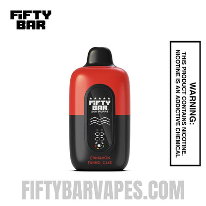 Cinnamon Funnel Cake Fifty Bar 20K Disposable Vape