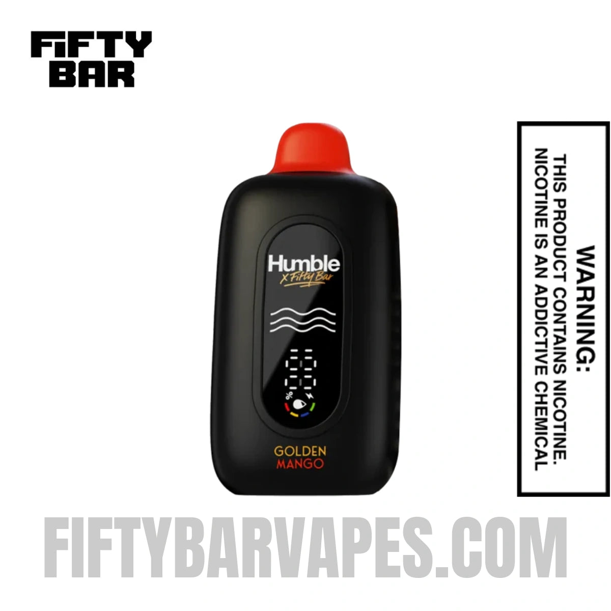 Golden Mango Humble x Fifty Bar 20K Disposable Vape
