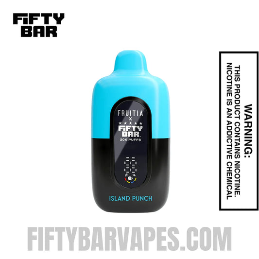 Island Punch Fruitia X Fifty Bar 20K Vape