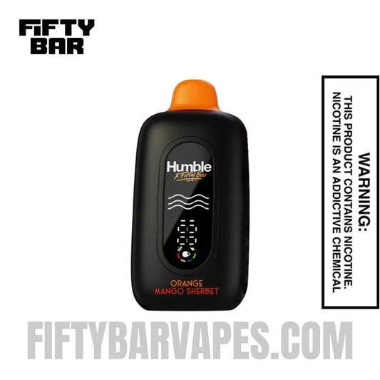 Orange Mango Sherbet Humble x Fifty Bar 20K Disposable Vape
