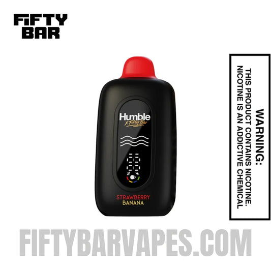 Strawberry Banana Humble x Fifty Bar 20K Disposable Vape
