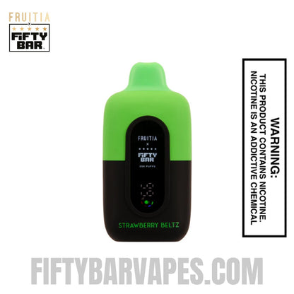 Strawberry Beltz Fruitia X Fifty Bar 20K | FiftyBarVapes Strawberry Beltz Fruitia X Fifty Bar 20K | FiftyBarVapes